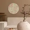 Classic - Pink - Mint Wandcirkel plexiglas klein 852 -sfeer1