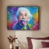Oude man - Expressief - Kleurrijk Textielframe - compleet frame klein -sfeer1