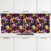 Viooltjes - Kleuren - Bloemblaadjes keuken achterwand 2 middel 871 -3d