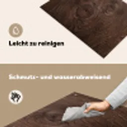 Houtnerf - Textuur - Patroon - Bruin - Rustiek Inductie beschemer met haakjes klein -ky-schoon-de