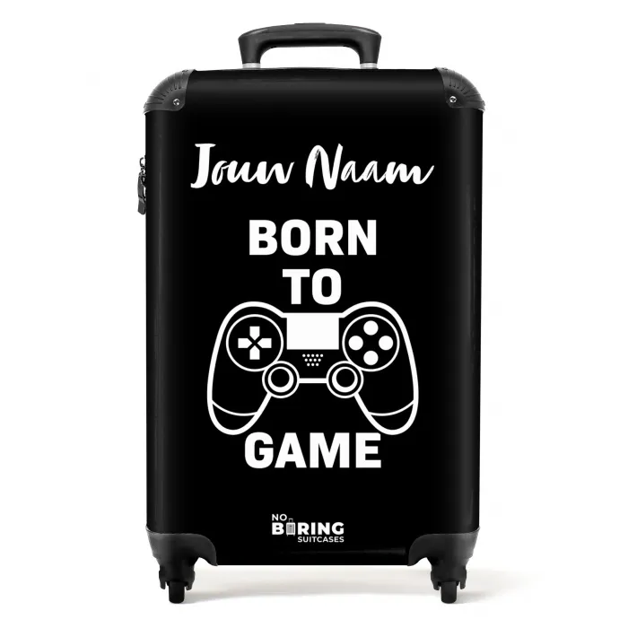 Born to Game NBS - Handbagage koffer - Kinderen Unisex middel -productfoto_recht