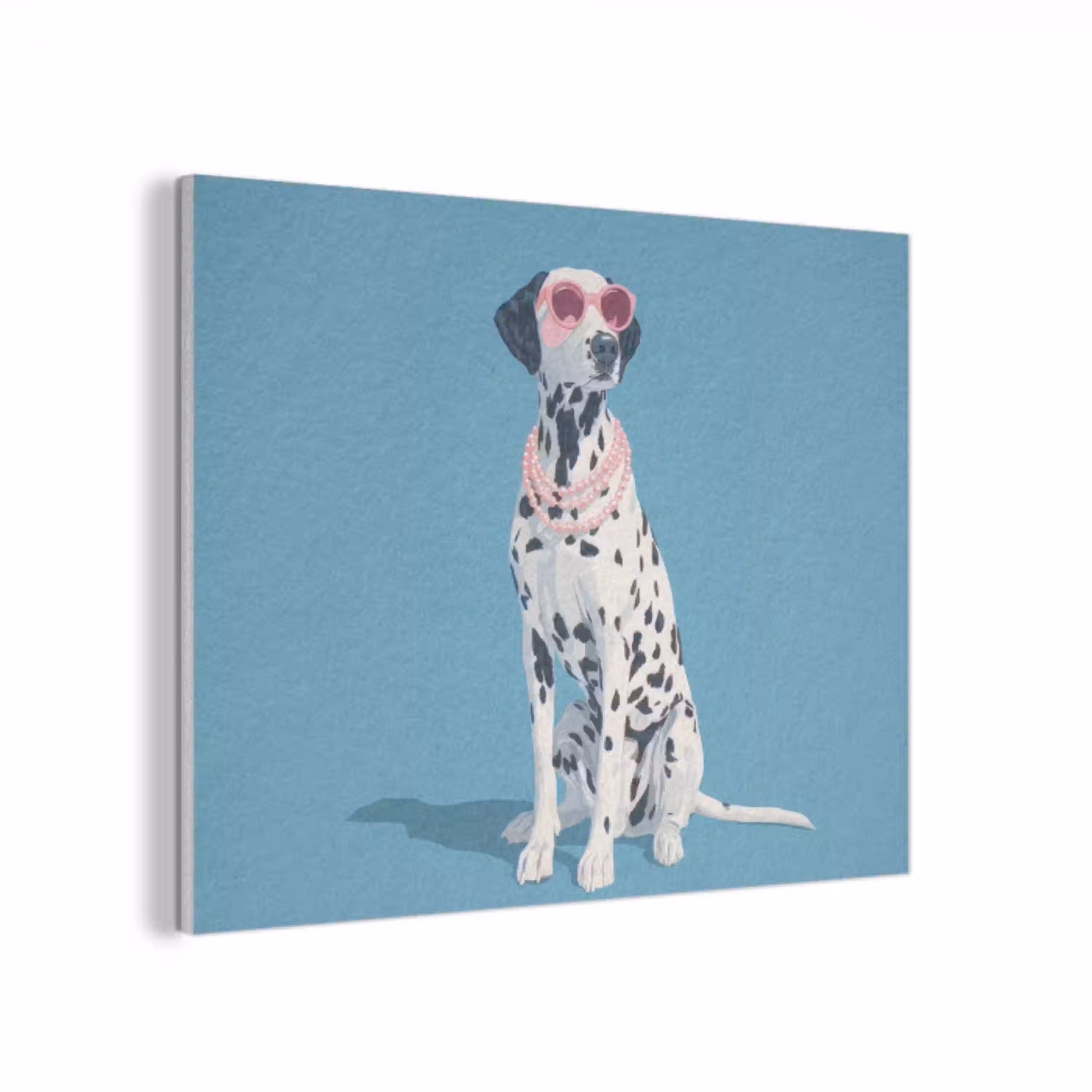 Dalmatiër - Zonnebril - Blauw PET vilt klein -3d