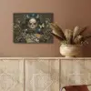 Vrouw - Bladeren - Goud - Vlinders PET vilt klein -sfeer4