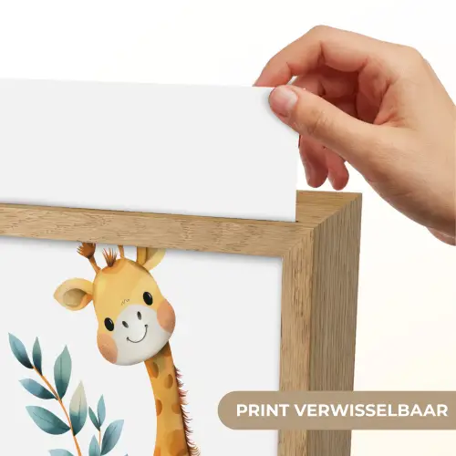 Giraf - Dier - Wilde dieren Light Box met kabel (Kinderlampje) klein -USP_websiteprintNL