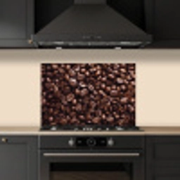 Bonen - Close-up - Donkerbruin keuken achterwand spatscherm klein -sfeer1