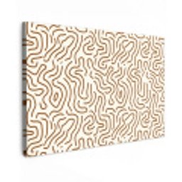 Minimalistisch - Patroon - Terracotta canvas 2cm klein 34 -z3d