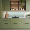Strepen - Modern - Blauw keuken achterwand 2 middel 871 -sfeer3