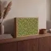 Landelijk - Bloemen -  Groen Light Box met batterij (Wandlamp) middel 907 -sfeer2