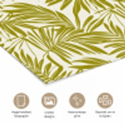 Palmblad - Patroon - Groen poster papier klein 62 -closeup_NL