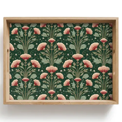 Patroon - Botanisch - Kleurrijk Dienblad Rechthoek middel 911 -z3d_shopping