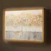 Bomen - Kunst - Acryl - Natuur Light Box met batterij (Wandlamp) middel -z3d_website