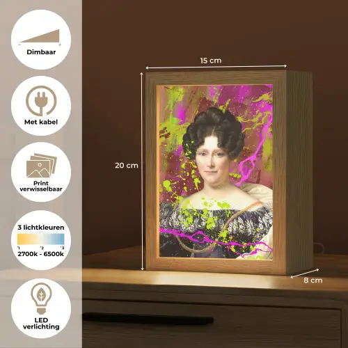 Johanna Henriette Engelen - Dubois Drahonet - Neon Light Box met kabel (Wandlamp) klein -USP_websiteoverzichtNL