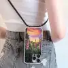 Vingerhoedskruid - Bloemen - Tuin Hoesje iPhone 16 Pro Max met koord klein -sfeer5