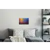 Zee - Strand - Zonsondergang - Wolken - Horizon Muursticker klein -slaapkamer