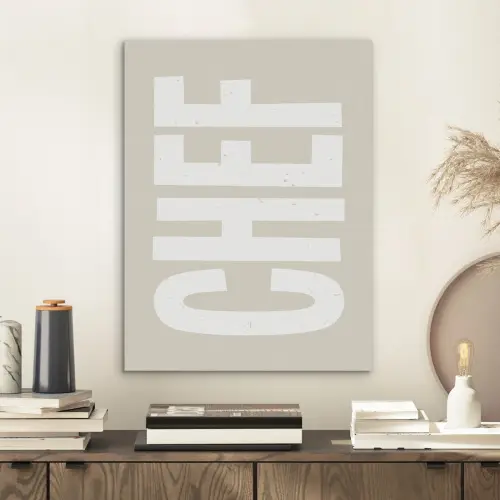 Wit - Chef - Decoratie - Japandi PET vilt klein -sfeer1