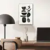 Japandi - Zwart - Abstract plexiglas 5mm klein -sfeer6