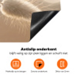 Hazestaartgras - Graanharen - Zonlicht Inductie beschermer vinyl 3mm klein -zzzzzzz-td-onderkant