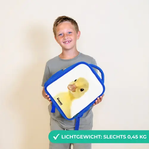 Barry de Badeend Kinderrugzak - Blauw middel -sfeer1_NL