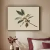 Tak - Groene Bladeren - Vruchten Textielframe zwart klein -sfeer1