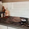 Hout - Landelijk - Warm - Natuur Inductie beschermer vinyl 3mm klein -sfeer3