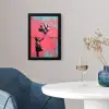 Graffiti - Meisje - Ballon - Banksy - Street art fotolijst zwart zonder passe partout klein -sfeer4