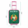 Dino - Planeet - Sterren - Groen Kinderkoffer - Roze klein -productfoto_formaten