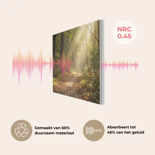 Zonlicht - Bospad - Bomen PET vilt klein -USP_NL