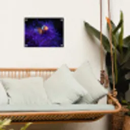Koraal - Vis - Oranje - Zee tuinposter los doek klein -sfeer7
