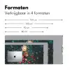 Vos - Mozaïek - Bos - Maan Muismat XXL klein -sfeer5