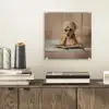 Bad - Hond - Boek - Zonnebril plexiglas 5mm klein -sfeer1