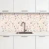 Terrazzo -  Patroon - Kleurrijk - Indigo keuken achterwand 2 middel 871 -3d