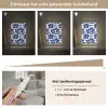 Floraal - Modern - Blauw Light Box met kabel (Tafellamp) klein 925 -USP_dimbaarNL