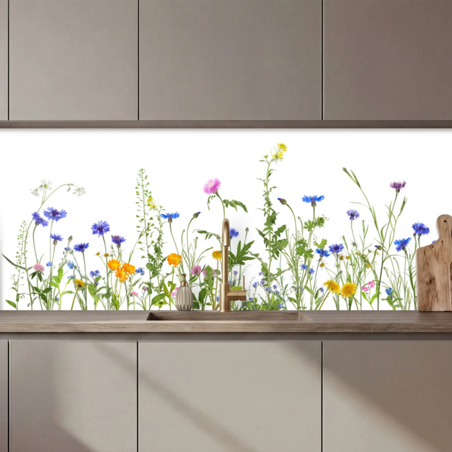 Bloemen - Veldbloemen - Lente keuken achterwand 2 middel zz_3dshopping