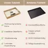 Japandi - Wabi sabi - Beige Dienblad Rechthoek middel -USP_VergelijkingDE