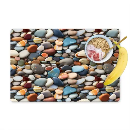 Kleuren - Strepen - Kiezels Placemat vinyl groot 368 -zzzproduct_Kitchenyeah-website