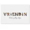 Vriendin - Lettercollage Deurmat klein -zkaufland3d