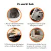 Bloem - Leeuwenbek - Roze - Stengel Inductie beschermer vinyl 3mm klein -zzzzzzz-td-werking