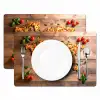 Wereldkaart - Pizza - Houten ondergrond Placemat vinyl groot -zzsfeer2_Kitchenyeah-website