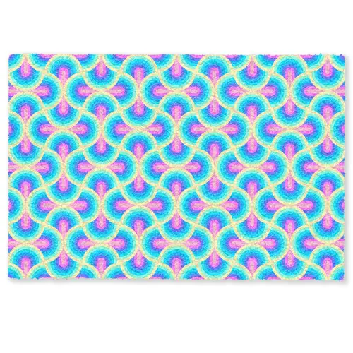 Cirkels - Neon - Bogen Deurmat klein 898 -zkaufland3d