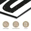 Pizza - Japandi - Decoratie - Vintage aluminium wit klein -closeup_NL