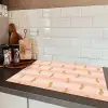 Zee - Dieren - Roze - Zeepaardje Inductie beschermer vinyl 3mm klein 276 -sfeer3