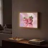 Disco - Fruit - Glitter - Strawberry Light Box met batterij (Wandlamp) middel -sfeer1