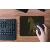 Zebra - Strepen - Goud muismat rubber klein -toetsenbord