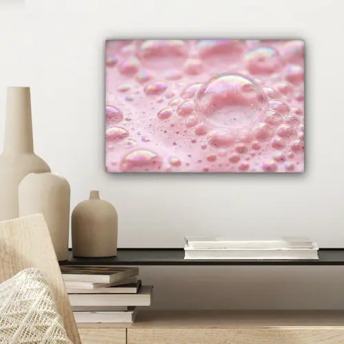 Schuim - Structuur - Roze canvas 2cm klein -sfeer6