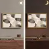 Grillige vormen - Subtiele overgangen - Dynamisch Light Box met batterij (Wandlamp) middel -sfeer3