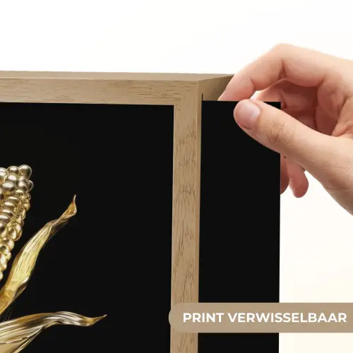 Mais - Eten - Goud - Zwart Light Box met batterij (Wandlamp) middel -USP_websiteprintNL