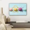 Macarons - Kleurrijk - Pastel canvas 2cm klein -sfeer6