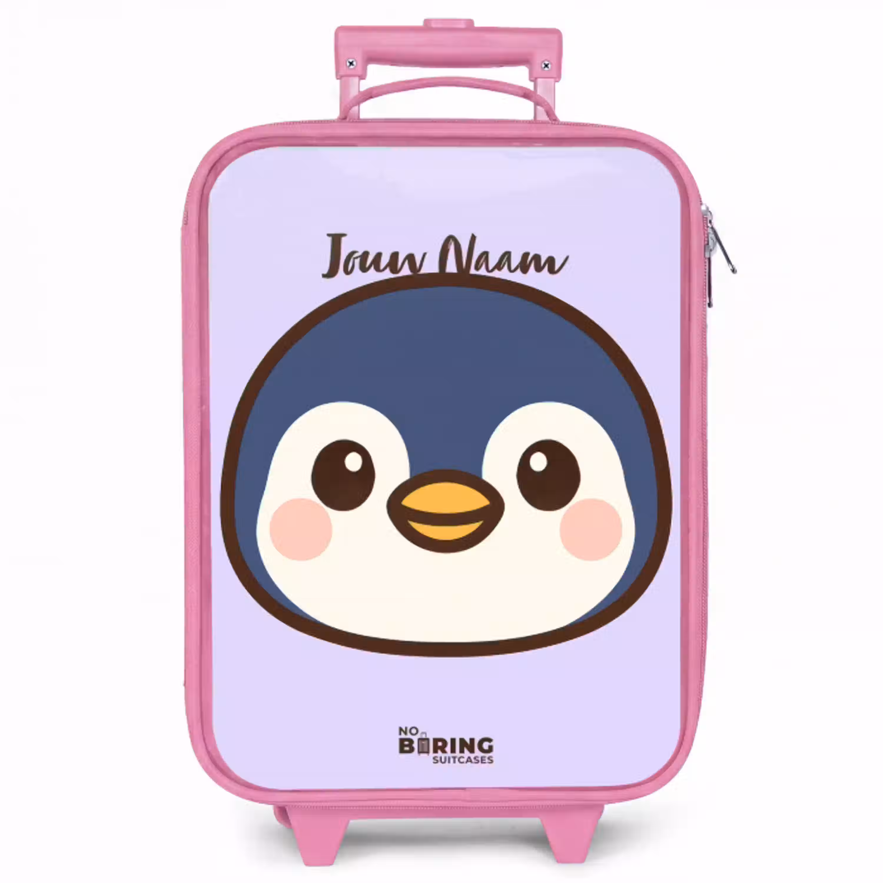 Pinguïn Kinderkoffer - Roze klein -zzz_website3d