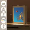 Basketbal -  Lucht - Ring Light Box met kabel (Tafellamp) klein -USP_NL