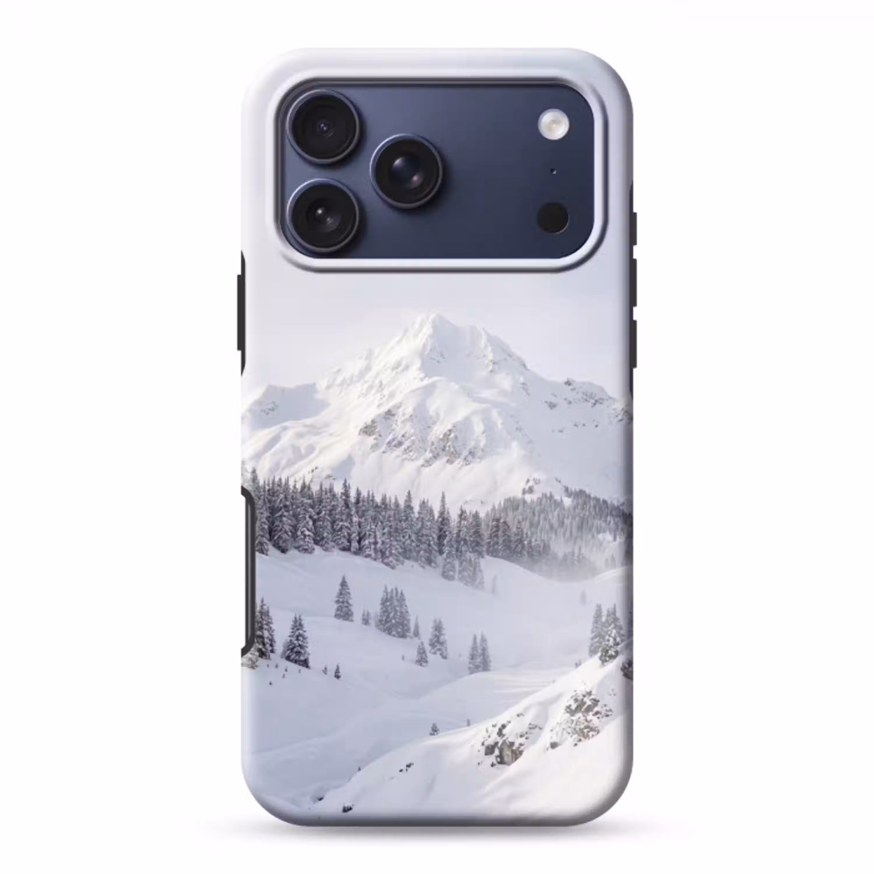 Berg - Sneeuw - Winter - Natuur - Wit Toughcase MagSafe Apple iPhone 17 Pro Max klein -3d